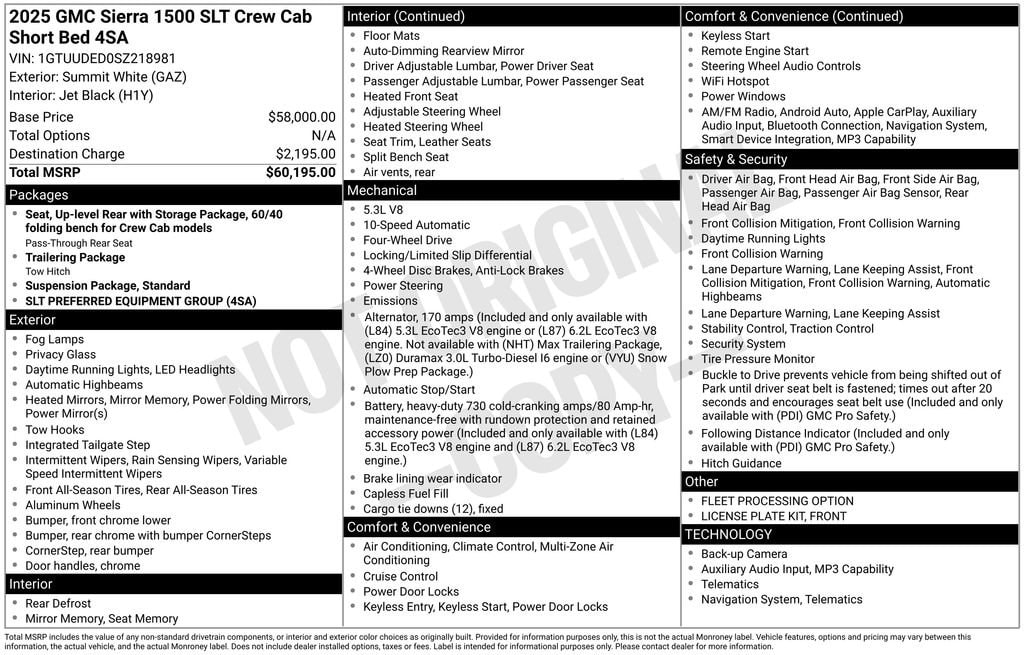 gmc sierra 1500 2025 1GTUUDED0SZ218981 image gmc sierra 1500 2025 1GTUUDED0SZ218981 image